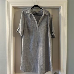 Karen Scott Seersucker Dress